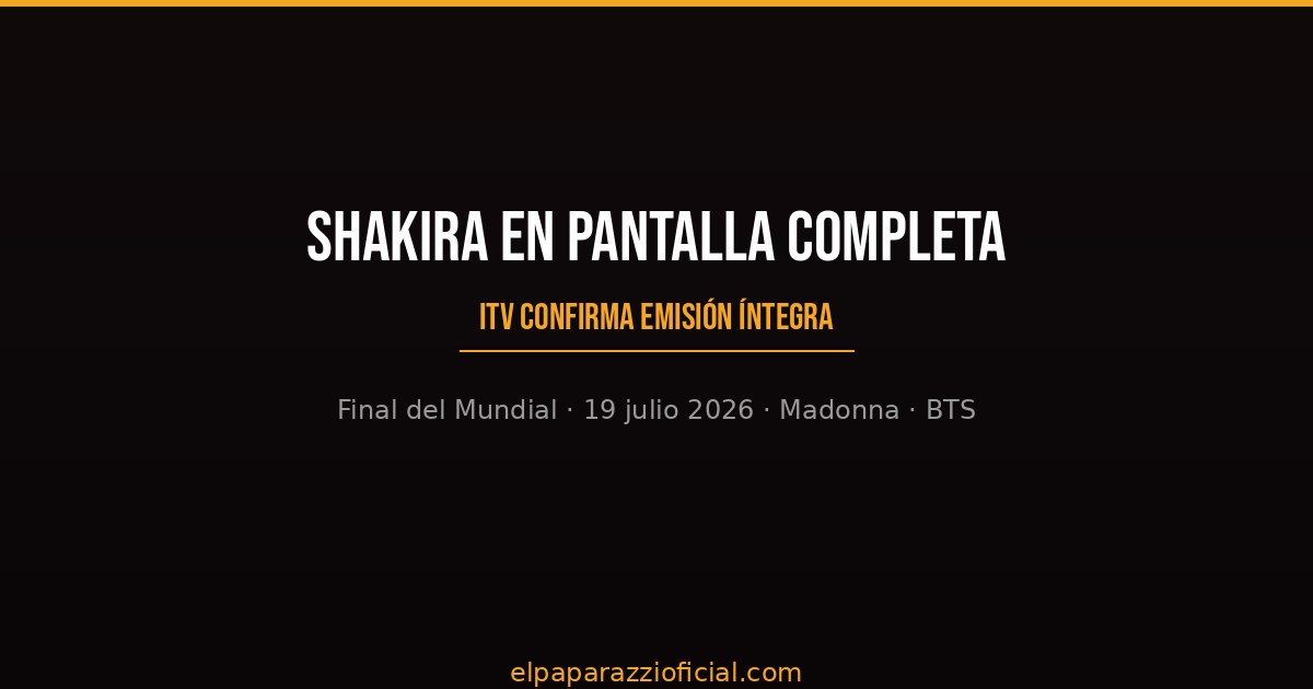 Shakira en el show del medio tiempo del Mundial 2026