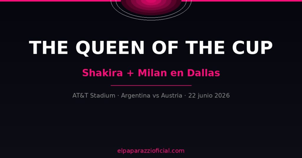 Shakira vio en directo el récord histórico de Messi con sus hijos en Dallas — y el beso de Milan que paralizó las redes