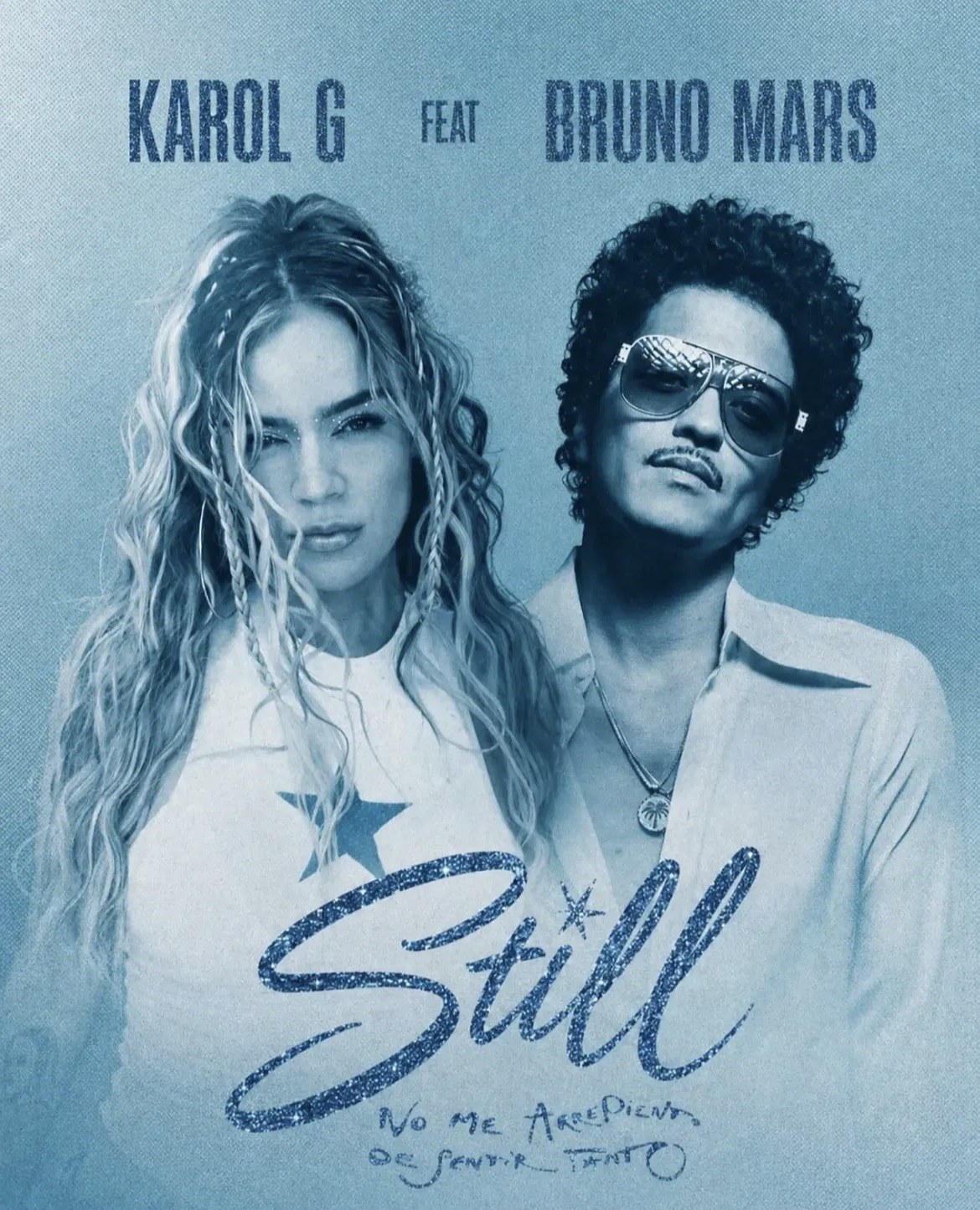 Karol G y Bruno Mars, portada oficial de Still